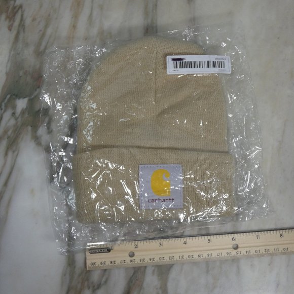Carhartt Knit Beanie Watchman Cap Light Khaki - Picture 3 of 3